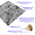 Самоклеящаяся 3D панель камень черно-белый мрамор 700х700х7мм (154) (SW-00000219)