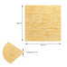 Самоклеящаяся 3D панель камень желтый мрамор 700х700х7мм (152) (SW-00000220)
