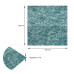 Декоративна 3D панель самоклейка Морська мармурова плитка 700х700х4мм (362) SW-00000530