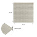Самоклеюча декоративна 3D панель білий бамбук 700x700x8.5мм (071) SW-00000073