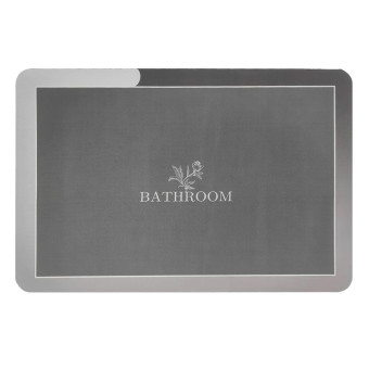 Влагопоглощающий коврик серый "Bathroom" 40*60CM*3MM (D) SW-00001563