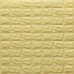 Самоклеюча декоративна 3D панель жовто-пісочна цегла 700x770x7мм (009-7) SW-00000046