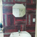 Самоклеюча декоративна 3D панель бамбук червоно-сірий 700x700x8.5мм (074) SW-00000087
