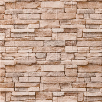 Самоклеящаяся 3D панель 700х770х3мм Екатеринославский кирпич (344-3) SW-00001383