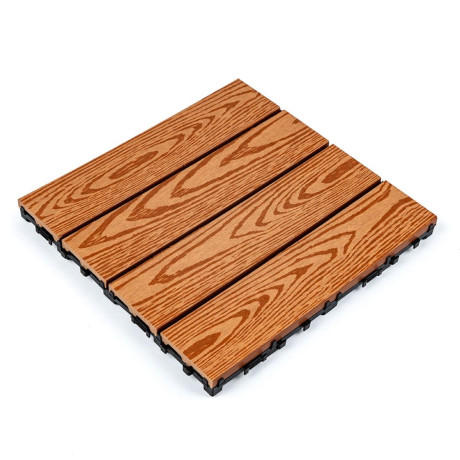 Композитная плитка ДПК 300х300х23мм Золотой дуб (D) SW-00001706