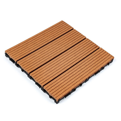 Композитна плитка ДПК 30х30х2см Натуральне дерево (D) SW-00001711