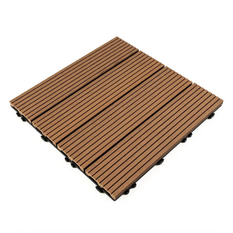 Композитная плитка WPC 30х30х2см Натуральное дерево (D) SW-00001711