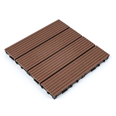 Композитна плитка ДПК 300х300х23мм Тик (D) SW-00001712