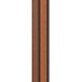 Рейка декоративна PS 2900х118х12мм Теплий каштан SW-00001753