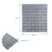 Панель стеновая 3D 700х770х2мм Серебро SW-00001908