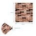 Панель стеновая 3D (346-2) 700х770х2мм Классический кирпич SW-00001915