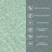 Обои самоклеющиеся 2800х500х1,5мм Зелёный с белым YM-11 (D) SW-00002019