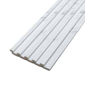 Рейка декоративна PS 2900х115х12мм Білий мармур SW-00002134