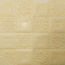 Самоклеюча декоративна настінно-стельова панель бежевий візерунок 700x700x5мм (182) SW-00000482