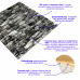 Декоративна 3D панель самоклейка під чорний камінь Катеринославський 700х770х5мм (040) SW-00000483
