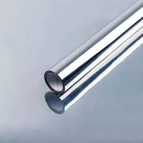 Дзеркальна сонцезахисна плівка для вікон Срібло 600х3000х0,08 мм SW-00002724