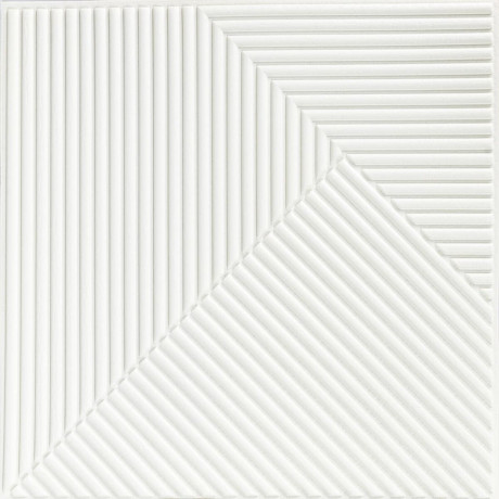 Самоклеюча декоративна 3D панель Бамбук Білий 500х500х5мм SW-00002877