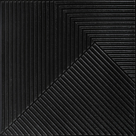 Самоклеюча декоративна 3D панель 500х500х5мм Бамбук Чорний SW-00002881