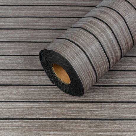 Покриття вінілове самоклеюче 3D рейки Металевий попіл 600х2900х3мм SW-00002903