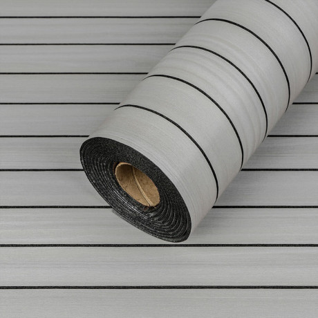 Покриття вінілове самоклеюче 3D рейки Білий Шпон 600х2900х3мм SW-00002904