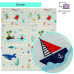 Дитячий складний термокилимок однотонний 147см х 177см х 8мм Океан-Зростомір (302) SW-00003032