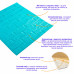 Декоративна 3D панель самоклейка під цеглу Бірюза 700х770х5мм (002-5) SW-00000084