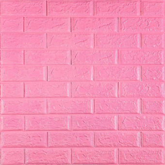 Самоклеющаяся 3D панель под розовый кирпич 700x770x5мм (4-5) (SW-00000143)