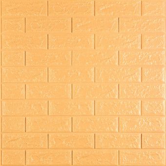 3D панель самоклеющаяся 700x770x5мм кирпич Желто-песочный (009-5) SW-00000028
