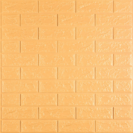 Самоклеющаяся декоративная 3D панель под бежевый кирпич