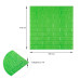 Самоклеюча декоративна 3D панель Цегла Зелений 700х770х5мм (013-5) SW-00000149