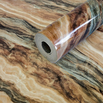 Самоклеящаяся стеновая PET плитка в рулоне 600х3000х2мм SW-00003295