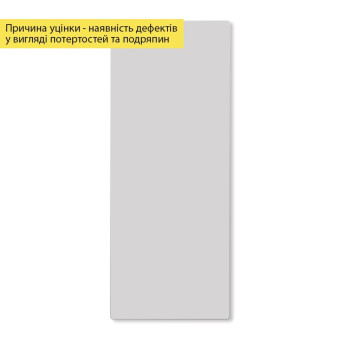 Уценка Зеркальная наклейка (акрил) 400х1000х2мм Silver SW-00003332