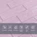 Самоклейка 3D панель під світло-фіолетові цеглу