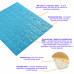 Самоклеюча декоративна 3D панель під блакитну цеглу 700х770х7мм (005-7) SW-00000658