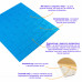 Самоклеющаяся декоративная 3D панель под синий кирпич
