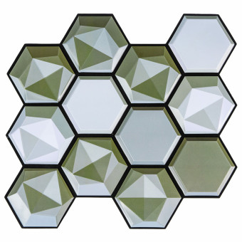 Декоративна ПВХ плитка на самоклейці 275х285х4мм Соти, ціна за 1 шт. (СПП-502) SW-00000666