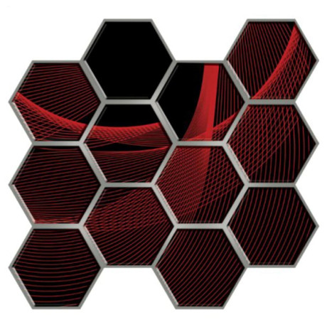 Декоративна ПВХ плитка на самоклейці 275х285х4мм Соти, ціна за 1 шт. (СПП-503) SW-00000667