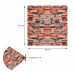 Декоративна 3D панель самоклейка під цеглу Катеринославський піщаник 700х770х3мм (045-3) SW-00000692