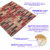 Самоклеюча декоративна 3D панель під бежево-коричневу цеглу катеринослав 700х770х3мм (047-3) SW-00000695