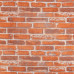 Самоклеющаяся декоративная 3D панель под рыжий екатеринослав кирпич