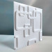 Самоклеюча 3D панель прямокутники 300x300x8мм (1001) (SW-00000739)