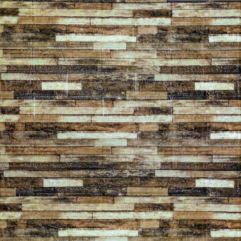 Самоклеющаяся декоративная 3D панель 700x770x6мм Микс кирпич (343) SW-00000890